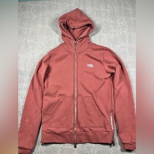 Lamb Chops Full Zip Long Sleeve Hoodie Sweatshirt Size Small